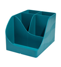 Portapenne Pen Wave Skandi - 15,5 x 11,9 x 10,9 cm - blu pacifico - Exacompta Portapenne Pen Wave Skandi - 15,5 x 11,9 x 10,9 cm - blu pacifico - Exacompta