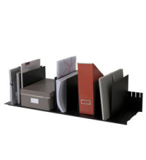 Portariviste - 10 separatori mobili - 80,2 x 27,5 x 21 cm - nero - Paperflow Portariviste - 10 separatori mobili - 80,2 x 27,5 x 21 cm - nero - Paperflow