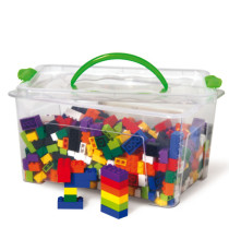 Mattoncini Micro da costruzione - in ABS - colori assortiti - CWR - bauletto da 580 pezzi Mattoncini Micro da costruzione - in ABS - colori assortiti - CWR - bauletto da 580 pezzi
