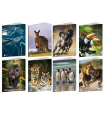 Maxiquaderno Animal World 2024 - A4 - 4 mm - c/margine - 21 fogli - 80 gr - Blasetti Maxiquaderno Animal World 2024 - A4 - 4 mm - c/margine - 21 fogli - 80 gr - Blasetti