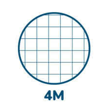 Maxiquaderno Monocromo - A4 - quadretto 4mm - 38 fogli - 100gr - Pigna