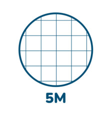 Maxiquaderno Monocromo Pastel - A4 - quadretto 5mm - 42 fogli - 80gr - Pigna