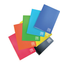 Maxiquaderno One Color - A4 - punto metallico - quadretto 4 mm - 20 fogli - 80 gr - copertina PPL - Blasetti