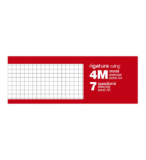 Maxiquaderno One Color Impatto Zero - A4 - punto metallico - quadretto 4 mm - 20 +1 fg - 80 gr - Blasetti - expo 12 pezz Maxiquaderno One Color Impatto Zero - A4 - punto metallico - quadretto 4 mm - 20 +1 fg - 80 gr - Blasetti - expo 12 pezz