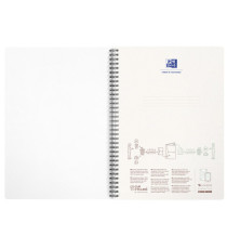 Maxiquaderno spiralato Rec'up - A4 - 1 rigo - 180 fogli - 90 gr - colori assortiti - Oxford Maxiquaderno spiralato Rec'up - A4 - 1 rigo - 180 fogli - 90 gr - colori assortiti - Oxford