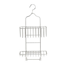 Mensola con gancio - 2 ripiani - rifinitura a specchio - King Collection Mensola con gancio - 2 ripiani - rifinitura a specchio - King Collection