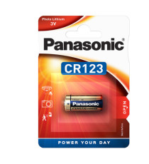 Micropila CR123 Photo - litio - Panasonic - blister 1 pezzo Micropila CR123 Photo - litio - Panasonic - blister 1 pezzo