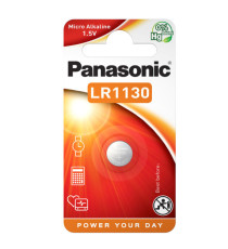 Micropila LR1130 - 1,5V - a pastiglia - Panasonic - blister 1 pezzo Micropila LR1130 - 1,5V - a pastiglia - Panasonic - blister 1 pezzo