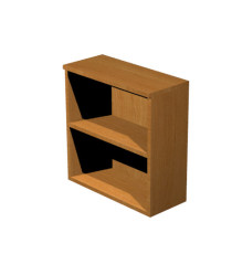 Mobile Easy - basso a giorno - 80 x 35 x 72 cm - noce chiaro