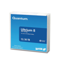Quantum -  Cartuccia dati LTO-8 Ultrium - 12TB / 30TB - QUTU12000R Quantum -  Cartuccia dati LTO-8 Ultrium - 12TB / 30TB - QUTU12000R