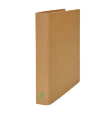 Raccoglitore Eco - 22 x 30 cm - 2 anelli tondi 30 mm - dorso 4 cm - avana - Starline