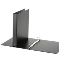 Raccoglitore Europa - 22 x 30 cm - 4 anelli tondi 30 mm - dorso 4 cm - nero - Favorit