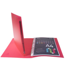 Raccoglitore foderato - PPL - 4 anelli tondi 15 mm - dorso 2cm - 22 x 30 cm - colori assortiti - Exacompta Raccoglitore foderato - PPL - 4 anelli tondi 15 mm - dorso 2cm - 22 x 30 cm - colori assortiti - Exacompta