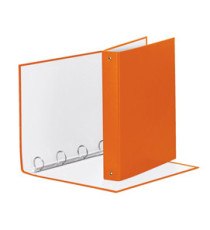Raccoglitore Meeting - 4 anelli tondi 30 mm - dorso 4 cm - 22x30 cm - PPL - arancione - Esselte