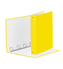 Raccoglitore Meeting - 4 anelli tondi 30 mm - dorso 4 cm - 22x30 cm - PPL - giallo vivida - Esselte