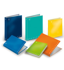 Raccoglitore Monocromo - 4 anelli tondi 25 mm - dorso 3 cm - 18,5x22 cm - colori assortiti - Pigna Raccoglitore Monocromo - 4 anelli tondi 25 mm - dorso 3 cm - 18,5x22 cm - colori assortiti - Pigna