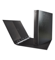 Raccoglitore Nettuno - 22 x 30 cm - 4 anelli a R 30 mm - dorso 3,5 cm - nero - Sei Rota