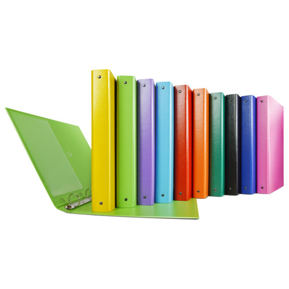 Raccoglitore Nettuno - 4 anelli a R 30 mm - dorso 3,5 cm - 22x30 cm - nero - Sei Rota Raccoglitore Nettuno - 4 anelli a R 30 mm - dorso 3,5 cm - 22x30 cm - nero - Sei Rota