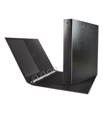 Raccoglitore Nettuno - 22 x 30 cm - 4 anelli a R 30 mm - dorso 3,5 cm - nero - Sei Rota