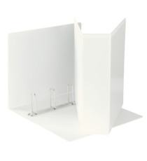 Raccoglitore personalizzabile Display - 4 anelli quadri 65 mm - 22x30 cm - bianco - Esselte Raccoglitore personalizzabile Display - 4 anelli quadri 65 mm - 22x30 cm - bianco - Esselte