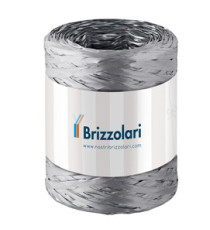 Nastro Rafia sintetica - argento 44 - 5mmx200mt - Brizzolari Nastro Rafia sintetica - argento 44 - 5mmx200mt - Brizzolari