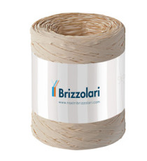 Nastro Rafia sintetica - naturale 40 - 5mmx200mt - Brizzolari