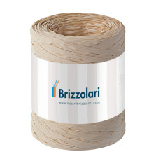 Nastro Rafia sintetica - naturale 40 - 5mmx200mt - Brizzolari