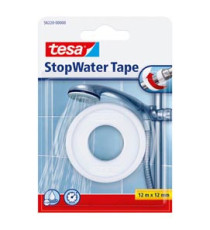 Nastro StopWater per riparazioni - Teflon - 1,2 cm x 12 m - bianco - Tesa