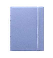 Notebook - con elastico - copertina similpelle - A5 - 56 pagine - a righe - blu pastello - Filofax Notebook - con elastico - copertina similpelle - A5 - 56 pagine - a righe - blu pastello - Filofax