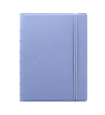 Notebook - con elastico - copertina similpelle - A5 - 56 pagine - a righe - blu pastello - Filofax Notebook - con elastico - copertina similpelle - A5 - 56 pagine - a righe - blu pastello - Filofax