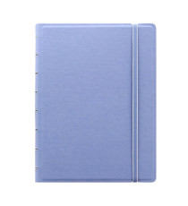 Notebook - con elastico - copertina similpelle - A5 - 56 pagine - a righe - blu pastello - Filofax Notebook - con elastico - copertina similpelle - A5 - 56 pagine - a righe - blu pastello - Filofax