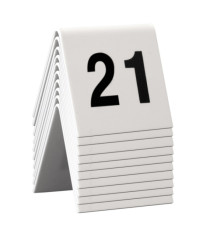 Numeri per tavoli - set da 21 a 30 - Securit