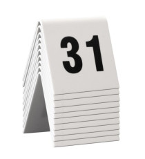 Numeri per tavoli - set da 31 a 40 - Securit