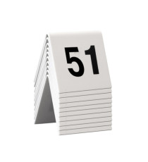 Numeri per tavoli - set da 51 a 60 - Securit Numeri per tavoli - set da 51 a 60 - Securit