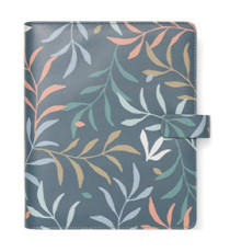 Organiser - c/cinturino - fantasia Botanical - A5 - 233 x 217 x 46 mm - blu - Filofax Organiser - c/cinturino - fantasia Botanical - A5 - 233 x 217 x 46 mm - blu - Filofax