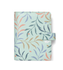 Organiser Botanical - f.to Pocket 146 x 128 x 36 mm - con cinturino - menta - Filofax Organiser Botanical - f.to Pocket 146 x 128 x 36 mm - con cinturino - menta - Filofax