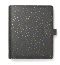 Organiser Confetti - f.to A5 - 233 x 217 x 46 mm - con cinturino - nero - Filofax Organiser Confetti - f.to A5 - 233 x 217 x 46 mm - con cinturino - nero - Filofax