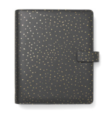 Organiser Confetti - f.to A5 - 233 x 217 x 46 mm - con cinturino - nero - Filofax Organiser Confetti - f.to A5 - 233 x 217 x 46 mm - con cinturino - nero - Filofax