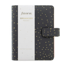Organiser Confetti - f.to Pocket - 146 x 128 x 36 mm - con cinturino - nero - Filofax Organiser Confetti - f.to Pocket - 146 x 128 x 36 mm - con cinturino - nero - Filofax