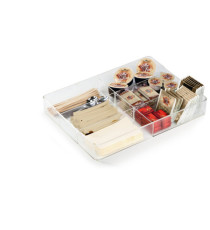 Organizer da cassetto Coffee Point - 4,8x24,2x32,9 cm - acrilico - trasparente - Durable