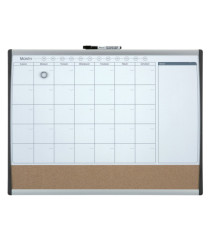 Organizer magnetico con calendario mensile - 58,5 x 43 cm - Nobo Organizer magnetico con calendario mensile - 58,5 x 43 cm - Nobo