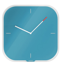 Orologio da parete Cosy - silenzioso - vetro - blu - Leitz Orologio da parete Cosy - silenzioso - vetro - blu - Leitz