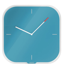Orologio da parete Cosy - silenzioso - vetro - blu - Leitz Orologio da parete Cosy - silenzioso - vetro - blu - Leitz