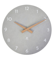 Orologio da parete HorMilena - diametro 30 cm - grigio chiaro/legno - Alba Orologio da parete HorMilena - diametro 30 cm - grigio chiaro/legno - Alba