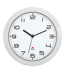 Orologio da parete Hornew - diametro 30 cm - bianco - Alba
