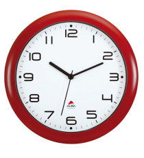 Orologio da parete Hornew - diametro 30 cm - rosso - Alba Orologio da parete Hornew - diametro 30 cm - rosso - Alba