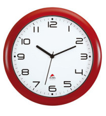Orologio da parete Hornew - diametro 30 cm - rosso - Alba Orologio da parete Hornew - diametro 30 cm - rosso - Alba