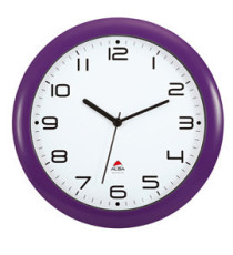 Orologio da parete Hornew - diametro 30 cm - viola - Alba Orologio da parete Hornew - diametro 30 cm - viola - Alba