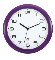 Orologio da parete Hornew - diametro 30 cm - viola - Alba Orologio da parete Hornew - diametro 30 cm - viola - Alba