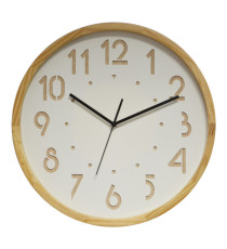 Orologio da parete Oslo - diametro 41 cm - legno/bianco - Cep